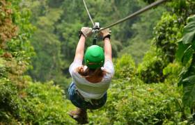 Zipling in Costa Rica