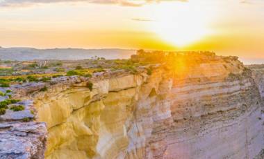 Sunset on Gozo, Malta