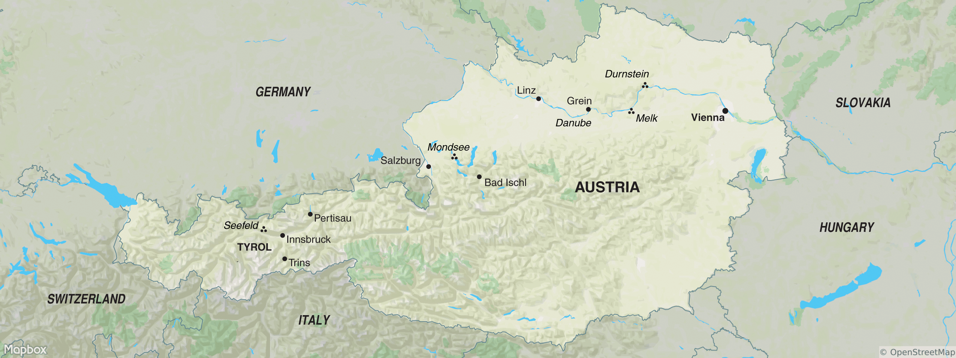 Austria map
