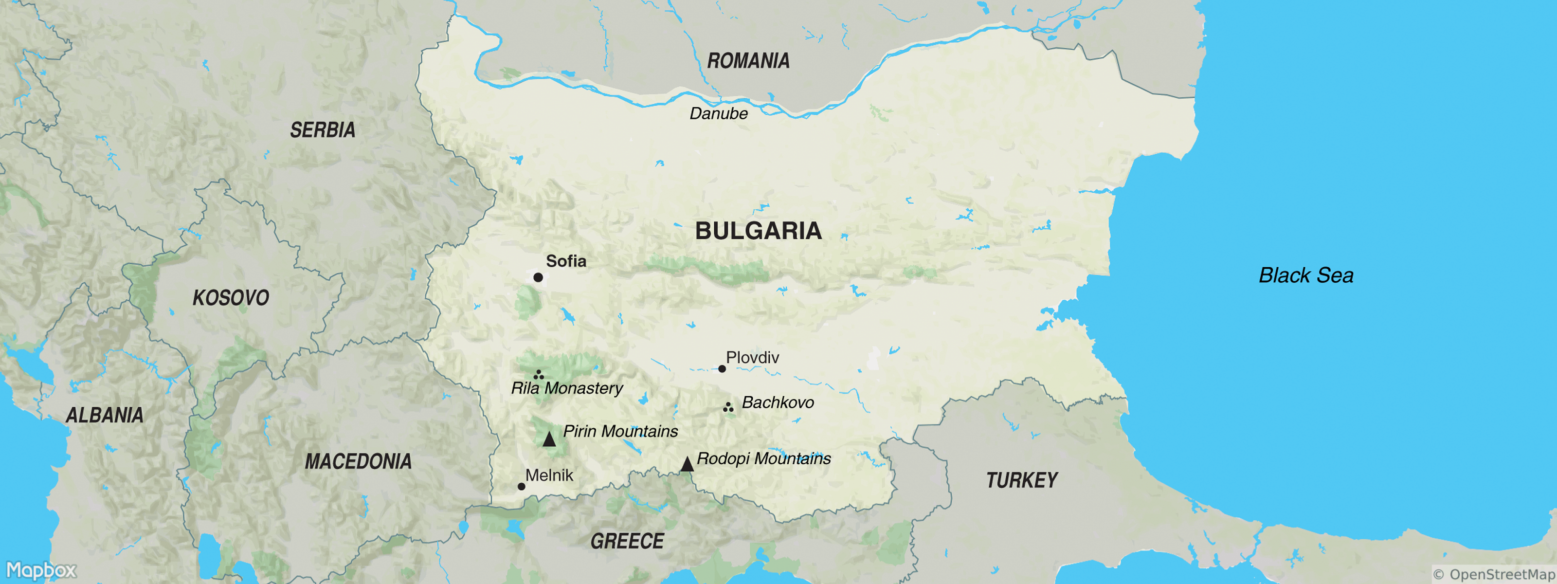 Bulgaria map