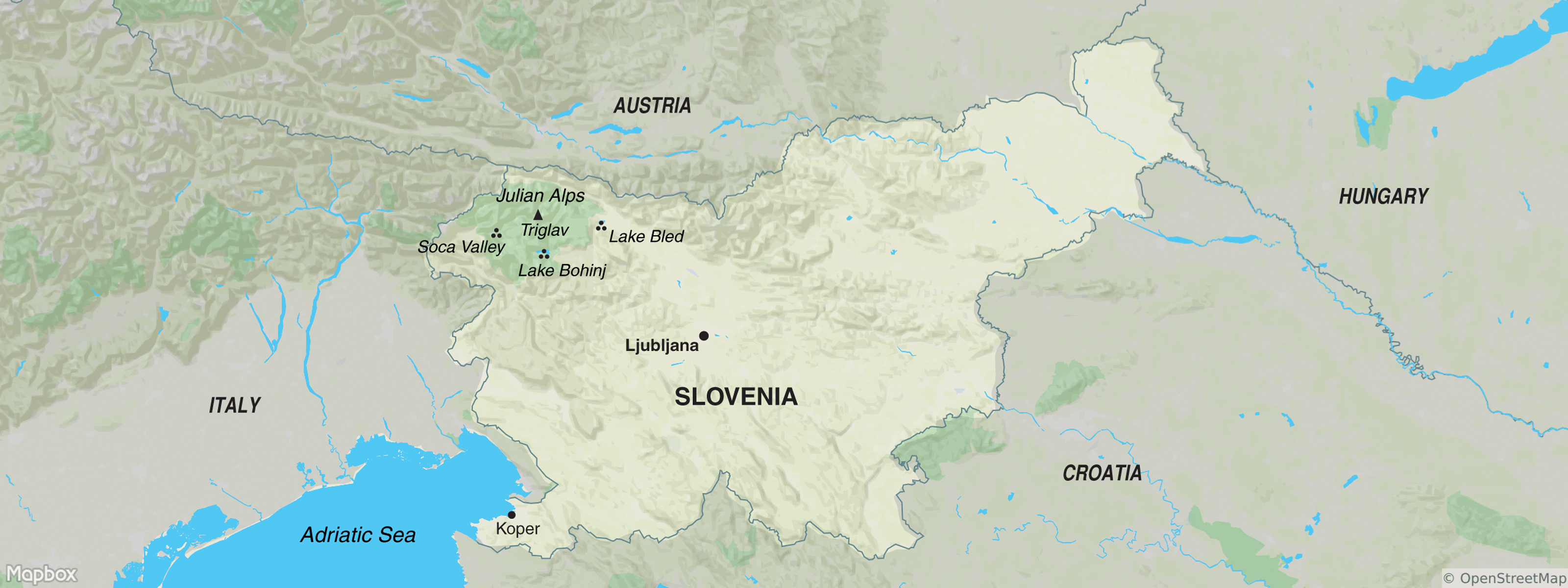 Slovenia map