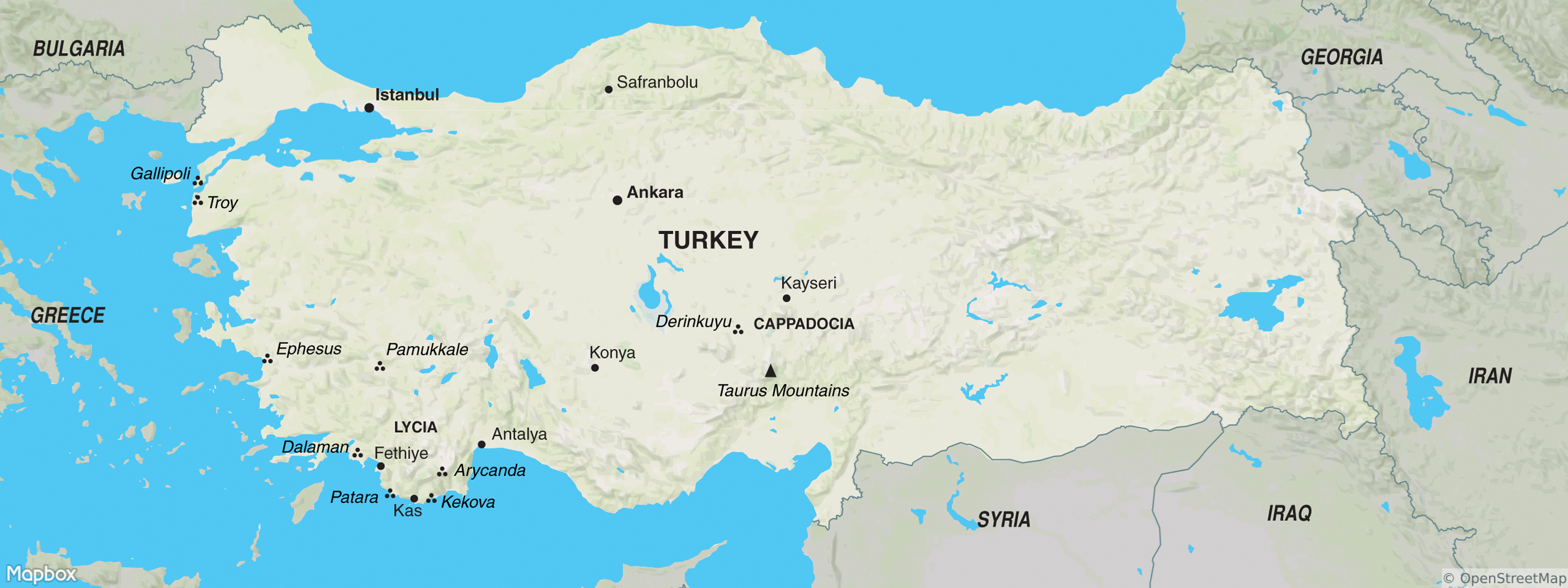 Turkey map